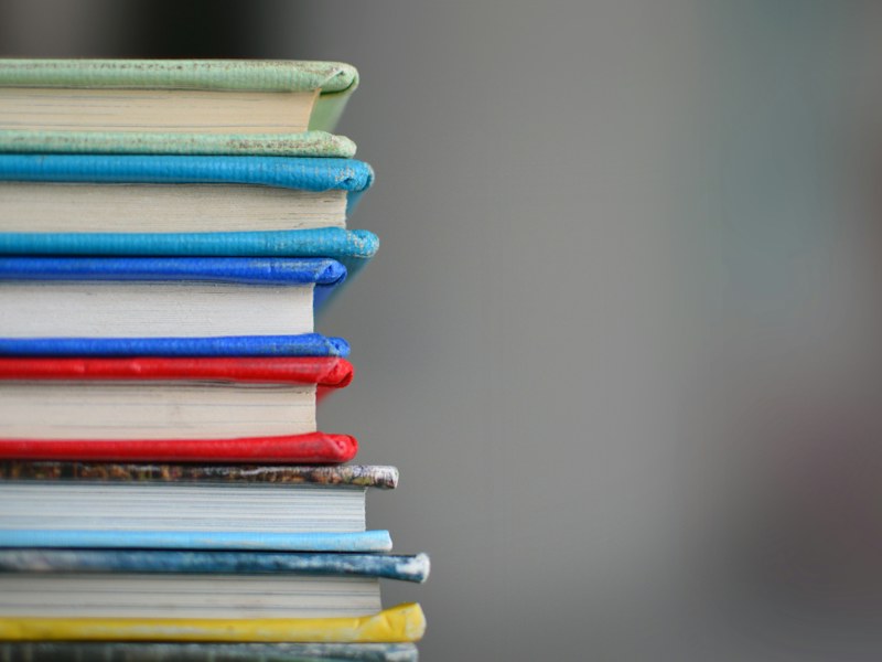 A stack of books