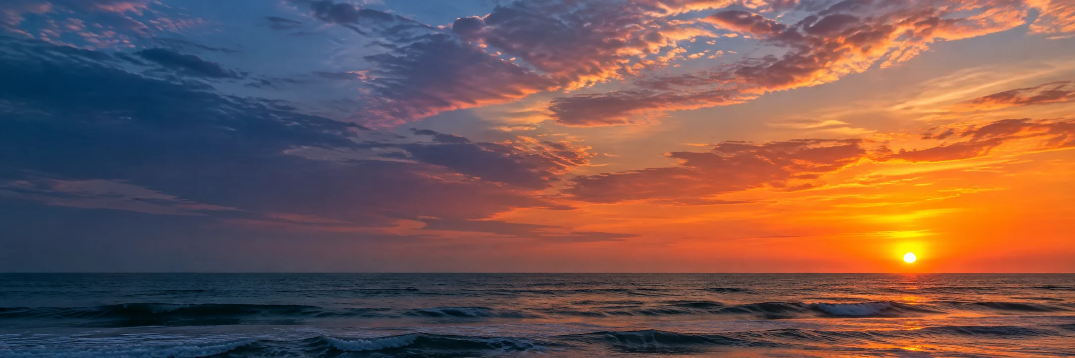 Pacific Ocean at sunset